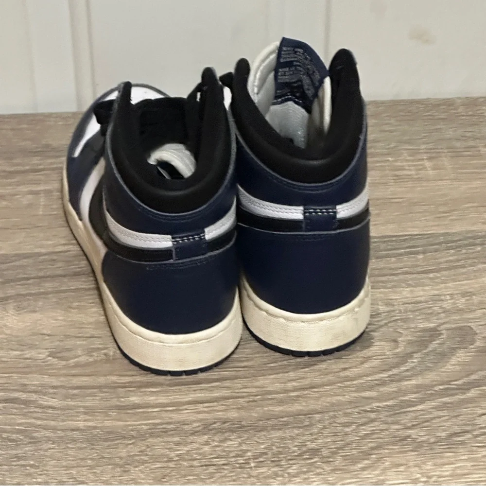 Nike Air Jordan 1 Retro High OG GS Youth 4 FD1437-401 Midnight‎ Navy/White